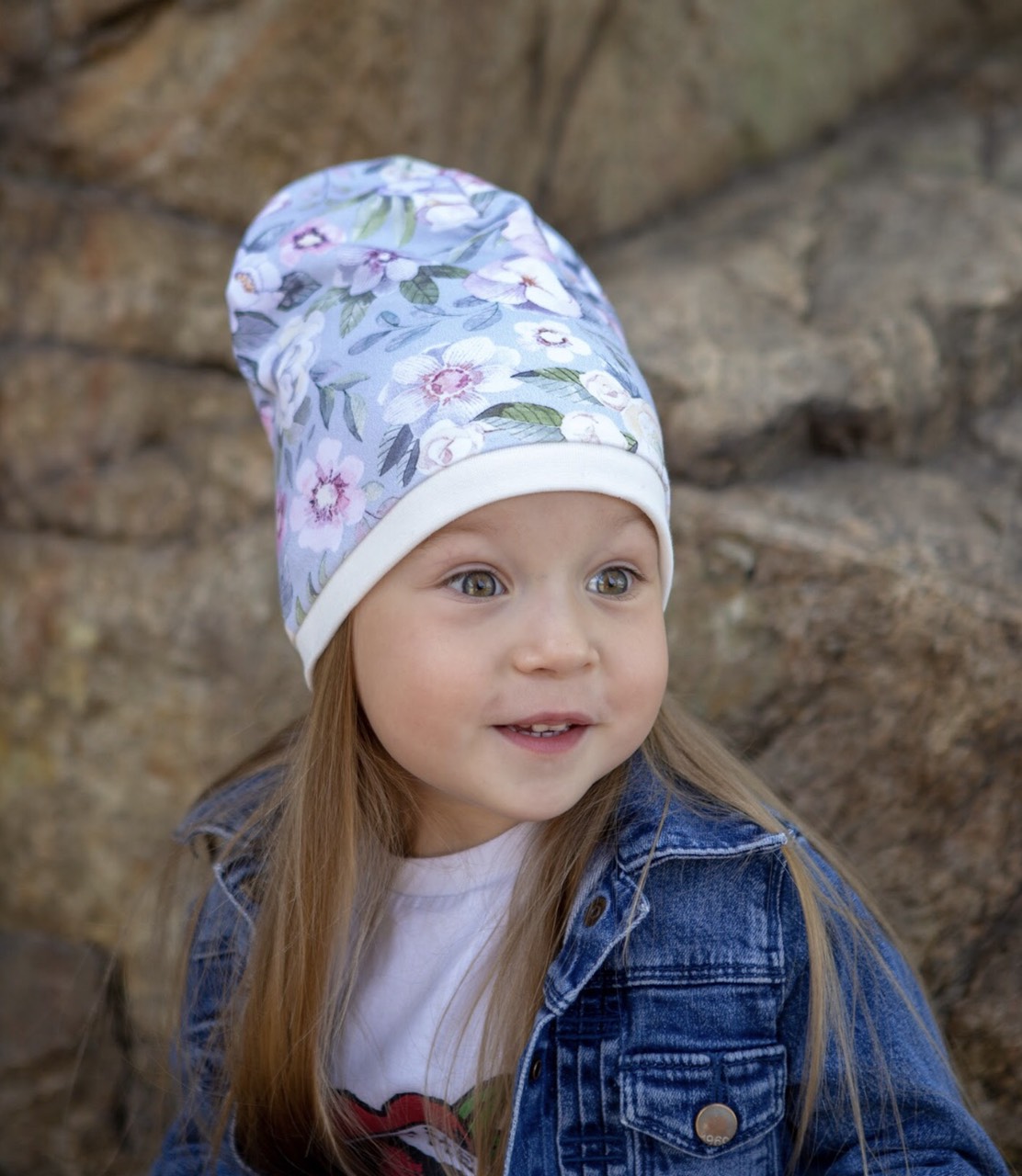 

Шапка для девочки демисезон Fashion Kids 62363 52 светло-серый 62364