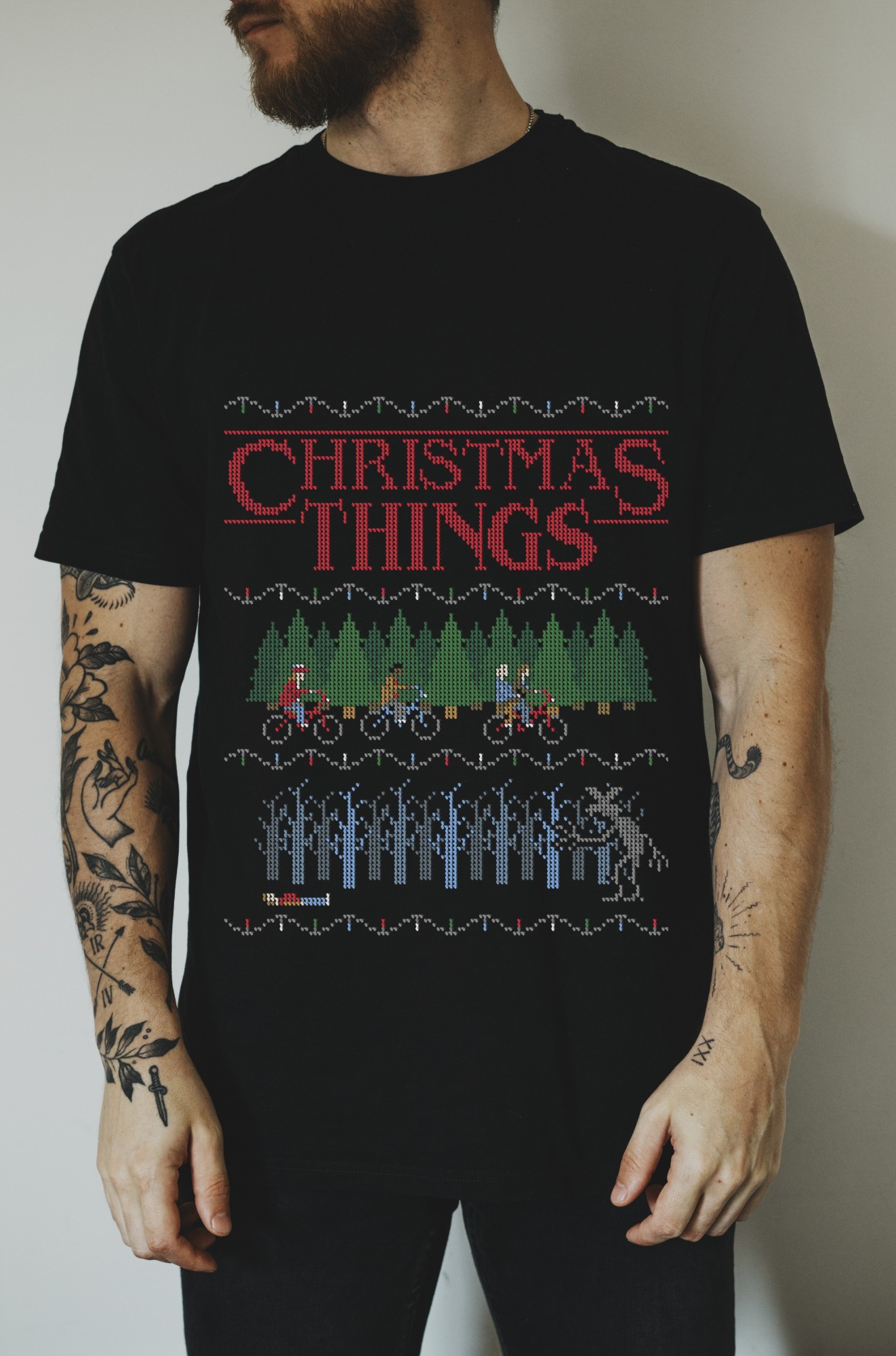 

Футболка Stedman Christmas Series Stranger Things (Очень странные дела) 001  Черная, Футболка Stedman Christmas Series Stranger Things (Очень странные дела) 001 L Черная