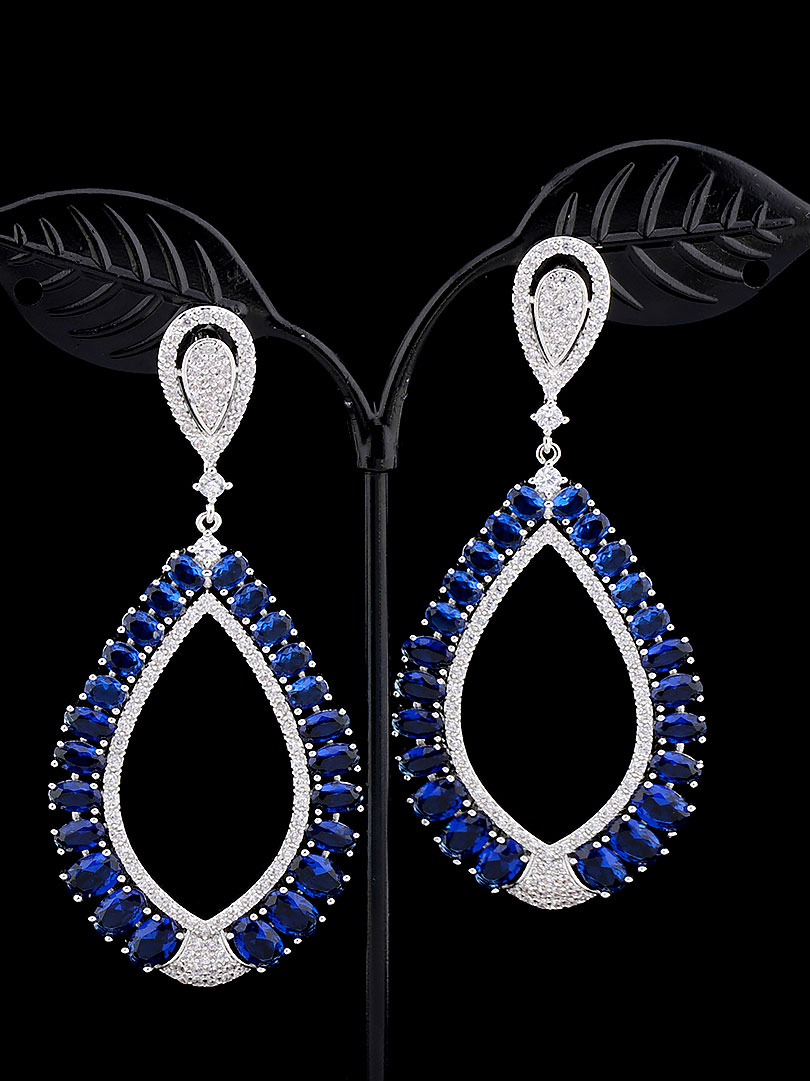 

Серьги с синим камнем Xuping №9047700