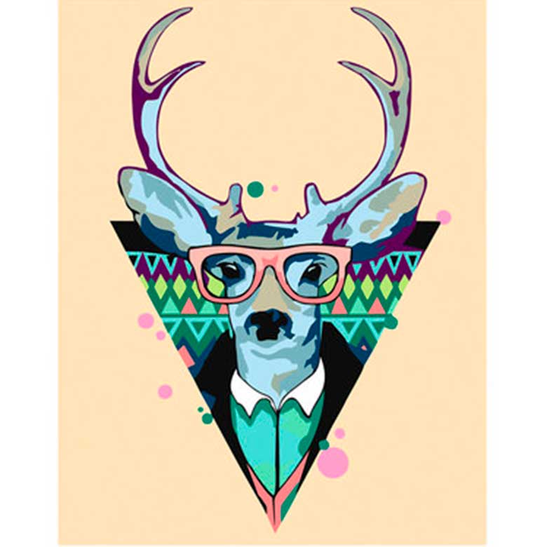 

Картина по номерам Rosa Cool deer N00013164 35x45см Premium