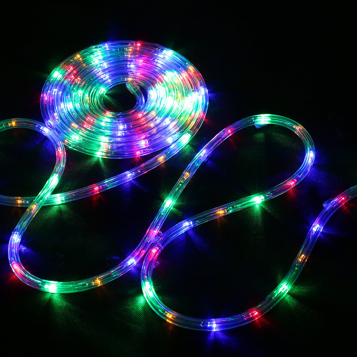 

РОСА в силиконовой трубке 100 LED, 220В 10м, мульти RGB 1912-01