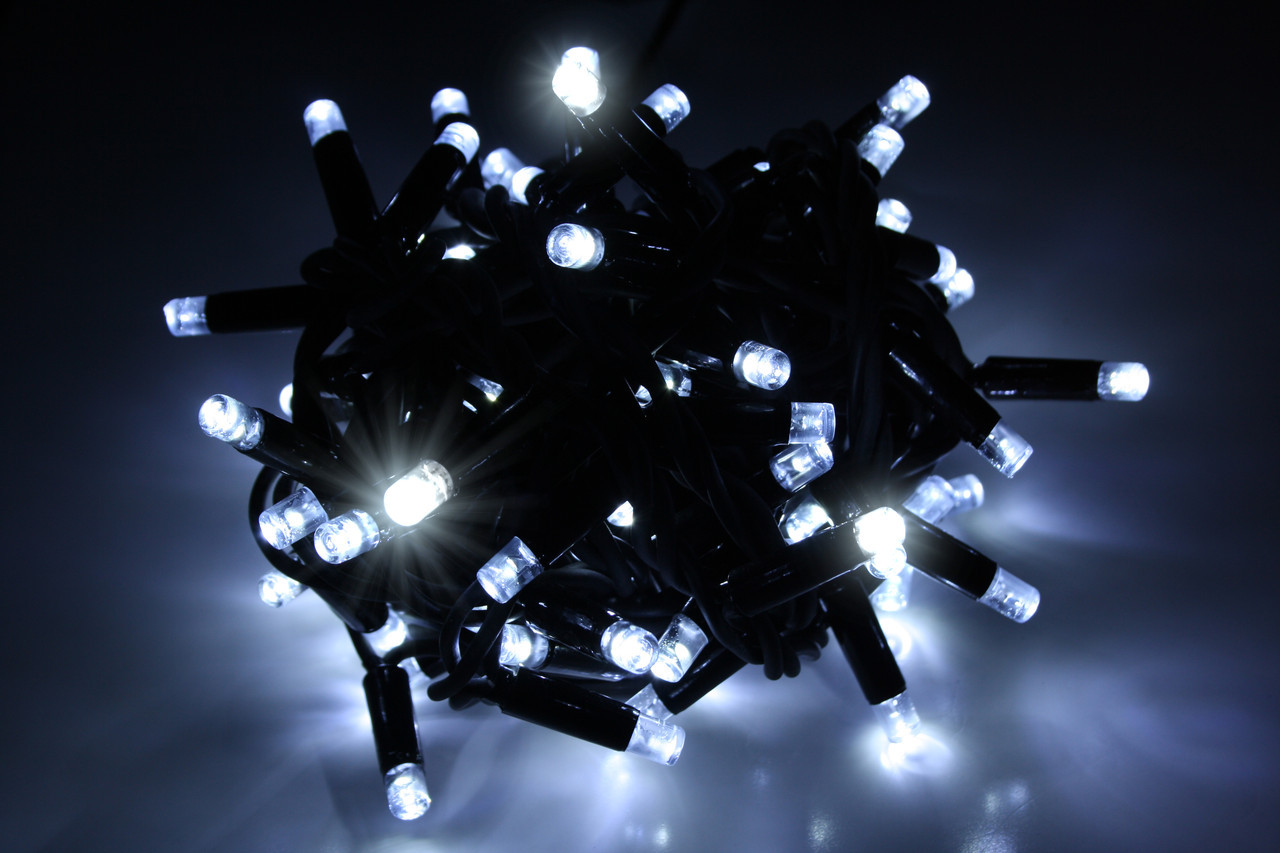 

Уличная 100 LED, 10м, черный каучук 3,3мм, белый 1431-03