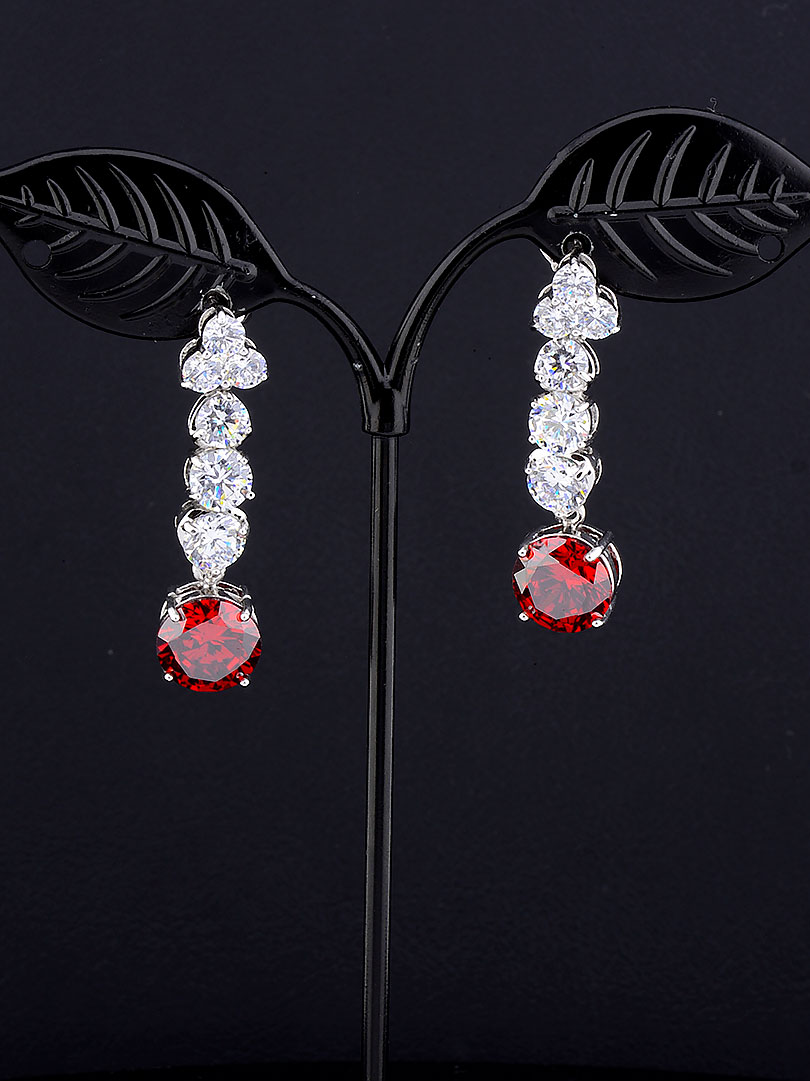 

Серьги с красным камнем Xuping №9054796