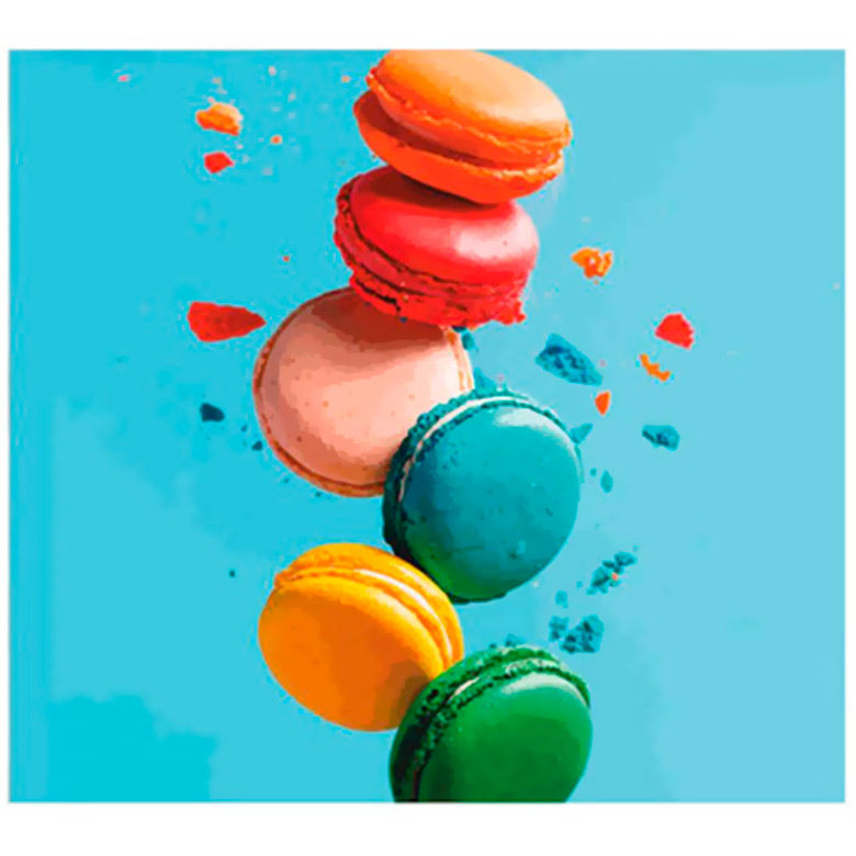 

Картина по номерам Rosa Macarons N00013251 35x45см Premium