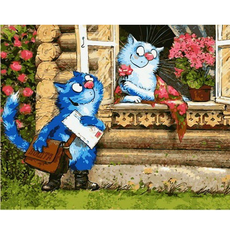 

Картина по номерам Babylon Любовное послание VP882 40x50см