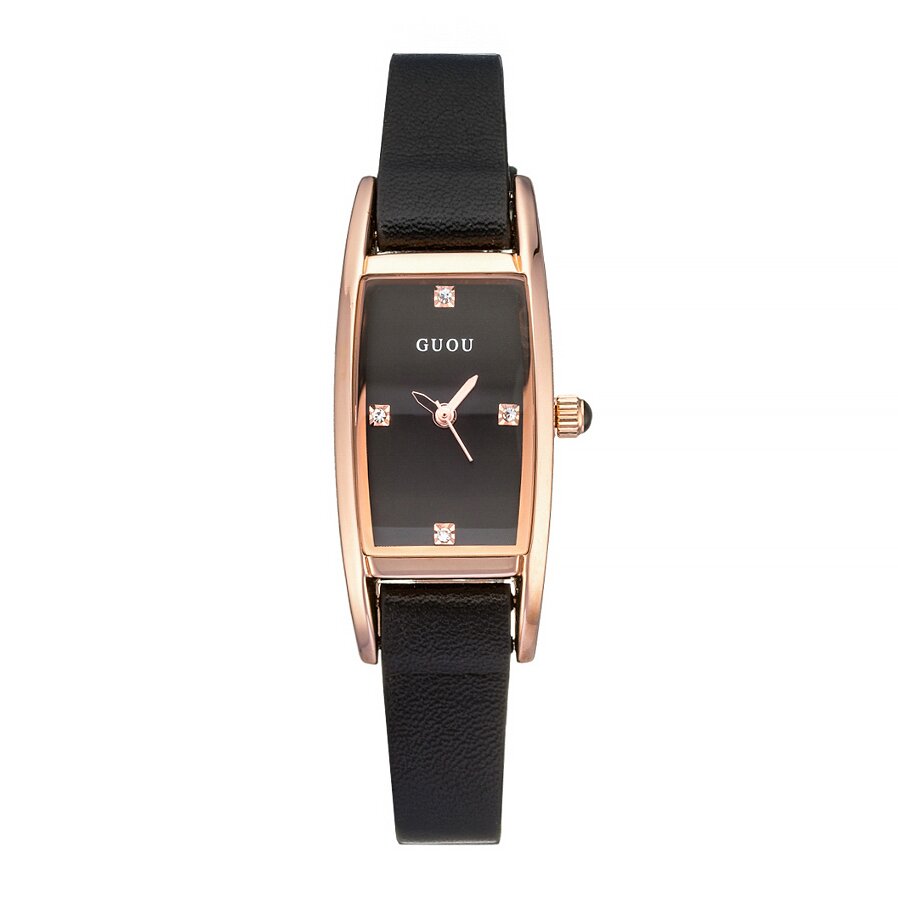 

Женские часы Guou Fashion Black