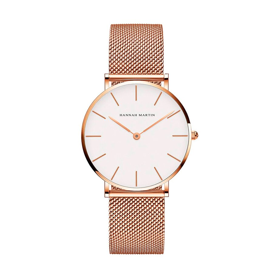 

Женские часы Hannah Martin rose gold mesh