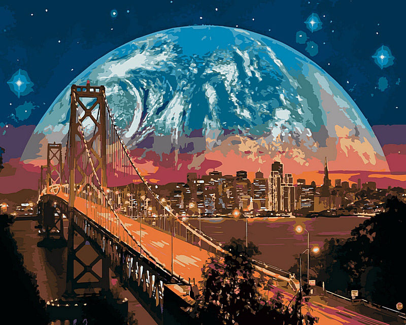 

Картина по номерам Babylon Сан-Франциско VP481 40x50см