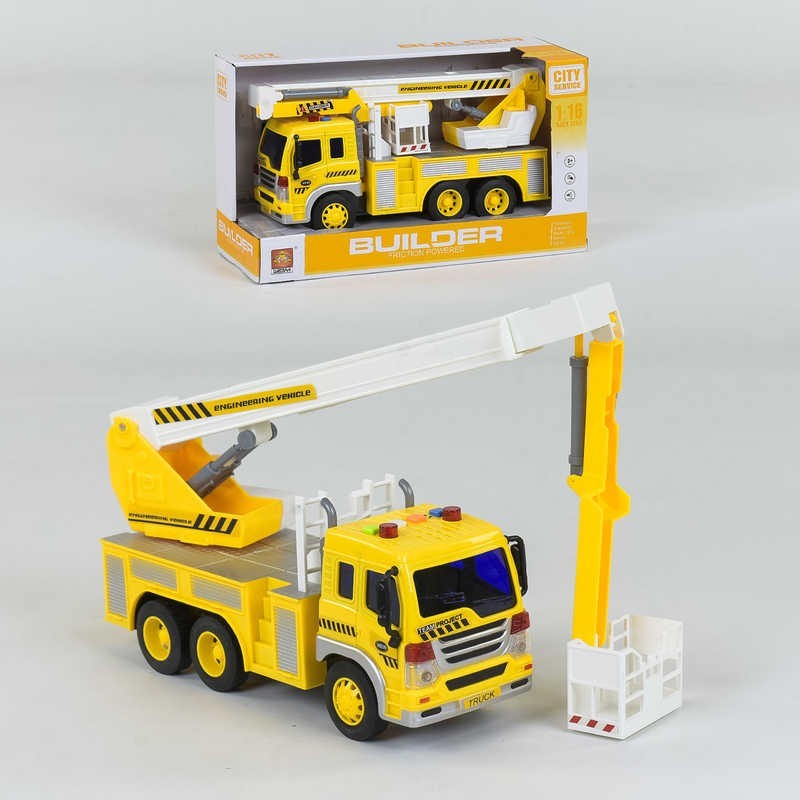 

Игрушка Wenyi Машинка с вышкой инерционная Автогидроподъёмник (WY 310 G)
