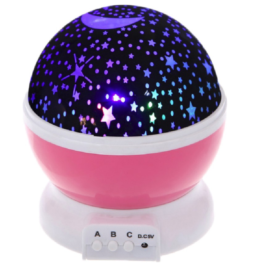 

Проектор звездного неба Вращающийся ночник Star Master Pink