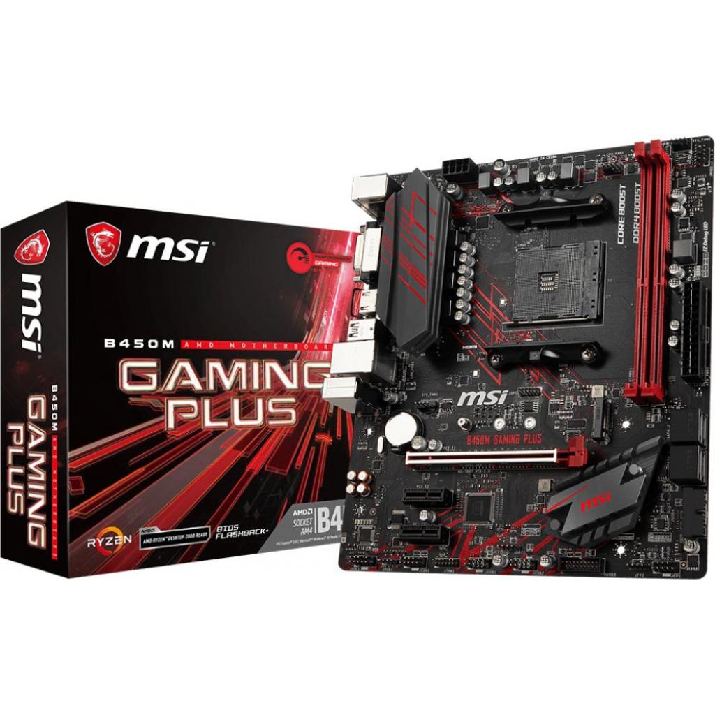 

Материнская плата MSI B450M Gaming Plus (B450M GAMING PLUS) Refurbished