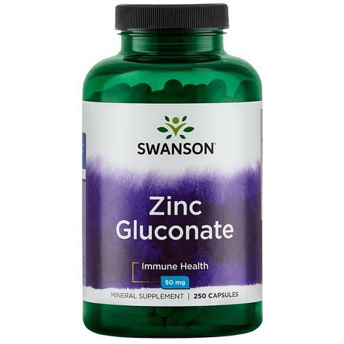

Цинк Swanson Zinc Gluconate 50mg, 250 капс.