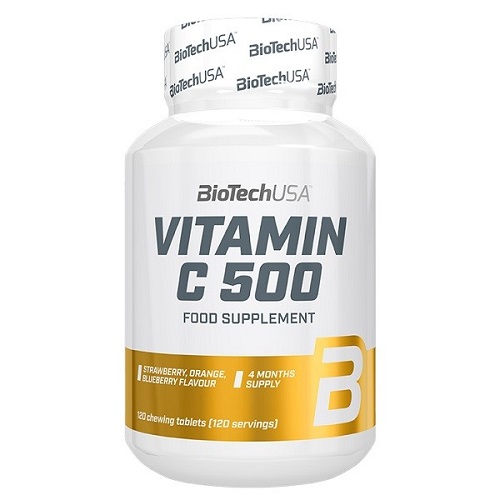 

Вітамін C BiotechUSA Vitamine C 500, 120 таб.