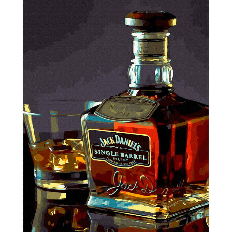 

Картина по номерам Никитошка Jack Daniel’s GX40191 40x50см