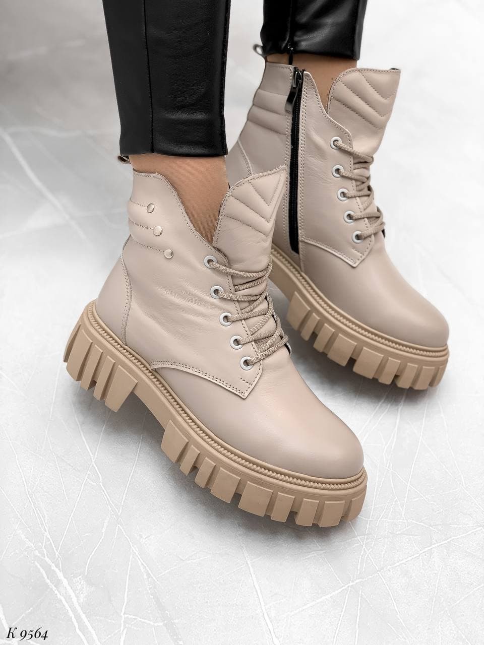 

Женские Ботинки Натуральная кожа (9564) 40 26 см Капучино