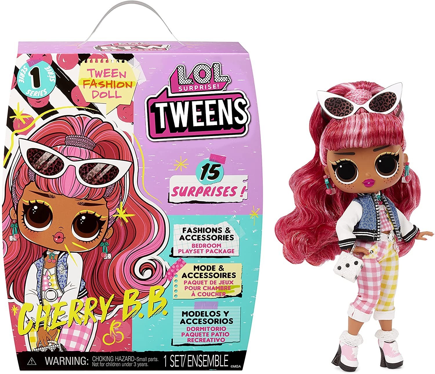 

Игровой набор с куклой L.O.L. Surprise! серии "Tweens" – Черри-леди