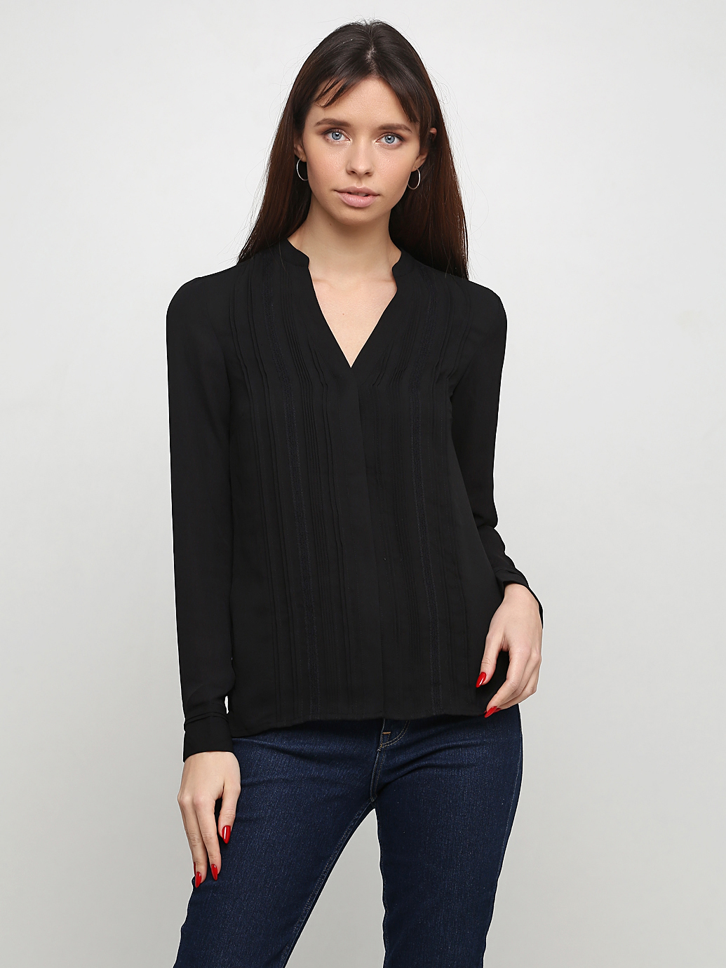 

Блузка H&M 502656b35  Черная, Блузка H&M 502656b35 40 Черная