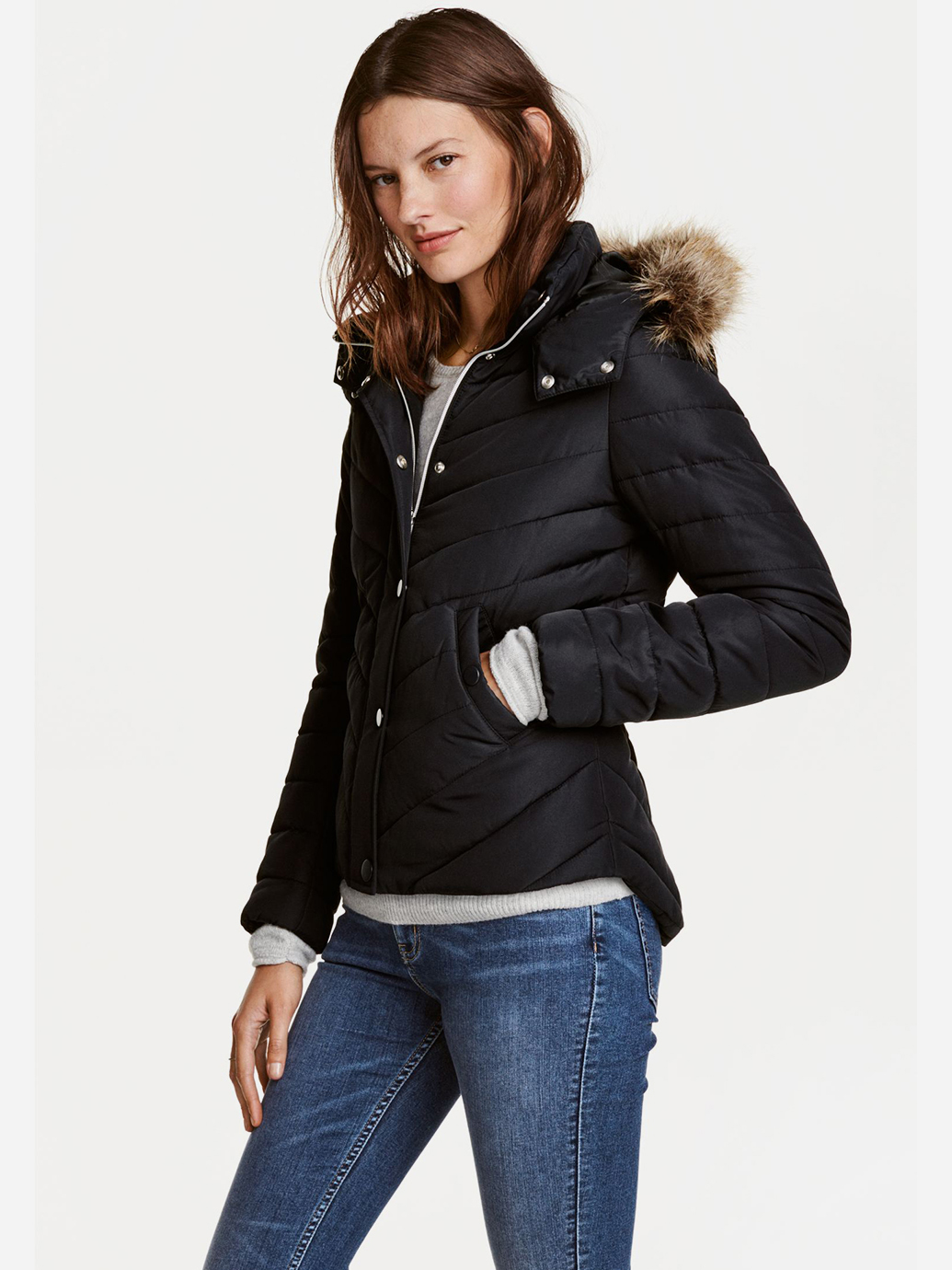 

Куртка H&M 403435b35  Черная, Куртка H&M 403435b35 34 Черная
