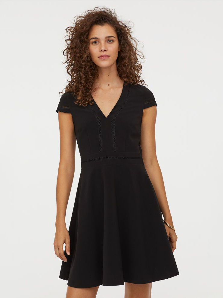 

Платье H&M 724570b35  Черное, Платье H&M 724570b35 36 Черное