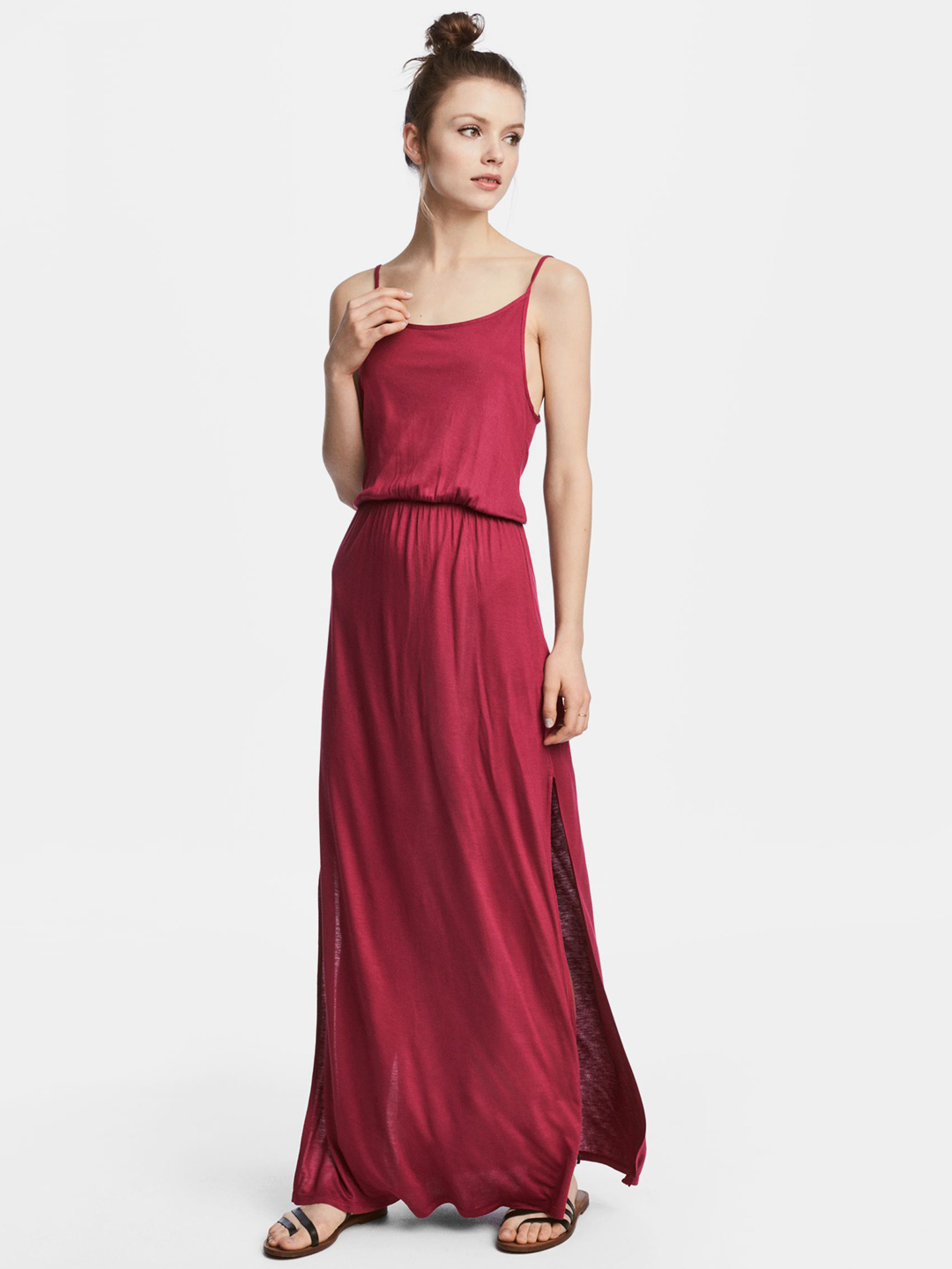 

Сарафан H&M 212629b35  Бордовый, Сарафан H&M 212629b35 L Бордовый