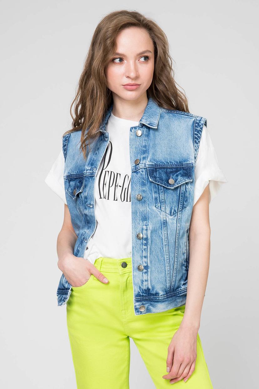

Женский синий джинсовый жилет WINONA Pepe Jeans S PL401821