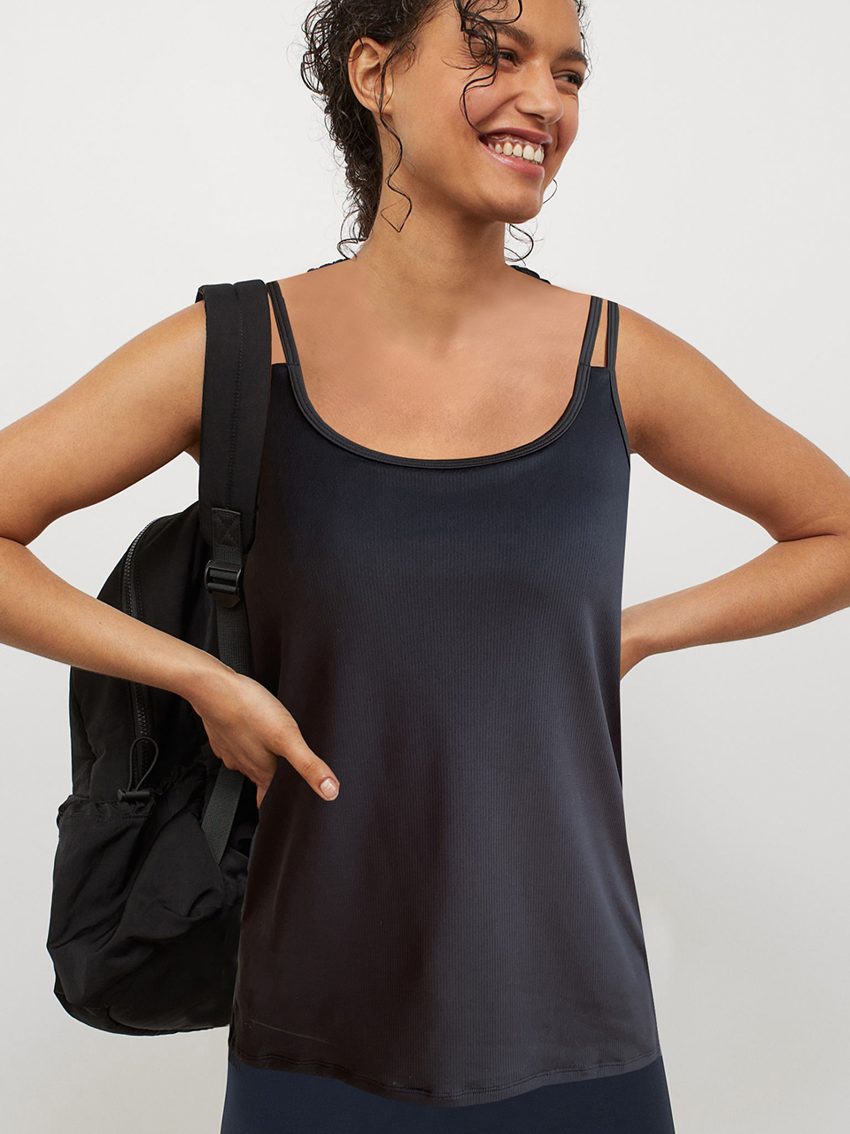 

Спортивная майка H&M Sport 182066b37  Черная, Спортивная майка H&M Sport 182066b37 S Черная
