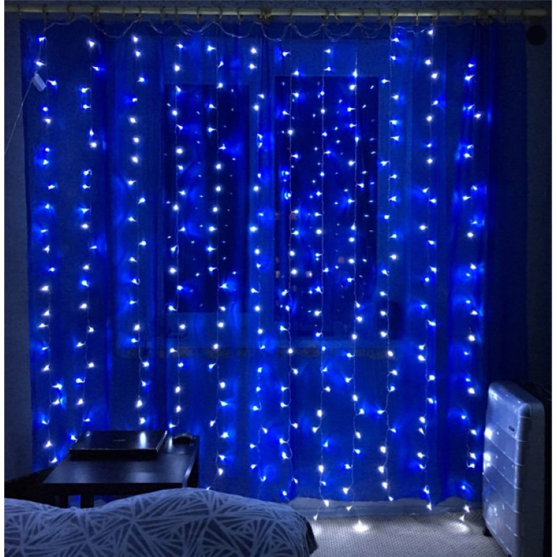 

Гирлянда Ledex 4070 Штора статистическая 2х2м 156 LED Синий 48910