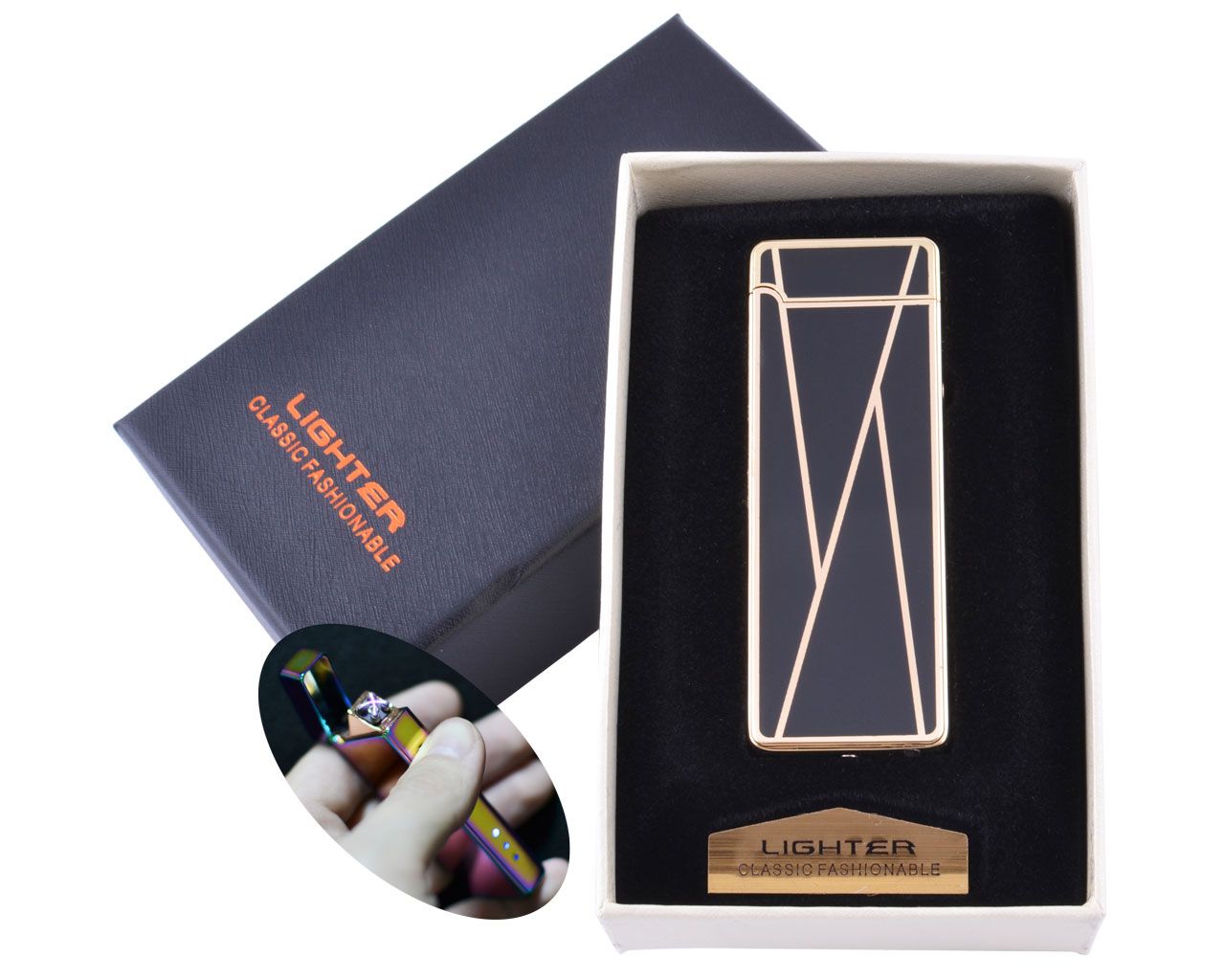 

Электроимпульсная Зажигалка USB Двойная молния HL-7731-4
