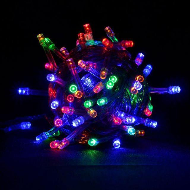 

Гирлянда светодиодная 400 Led Линза 20 м Контроллер черная Разноцветная 8 режимов G049