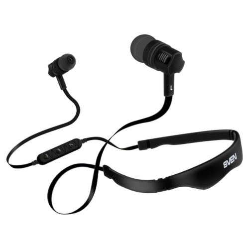 

Беспроводная гарнитура ( наушники с микрофоном ) SVEN E-215B Black Bluetooth (21103)