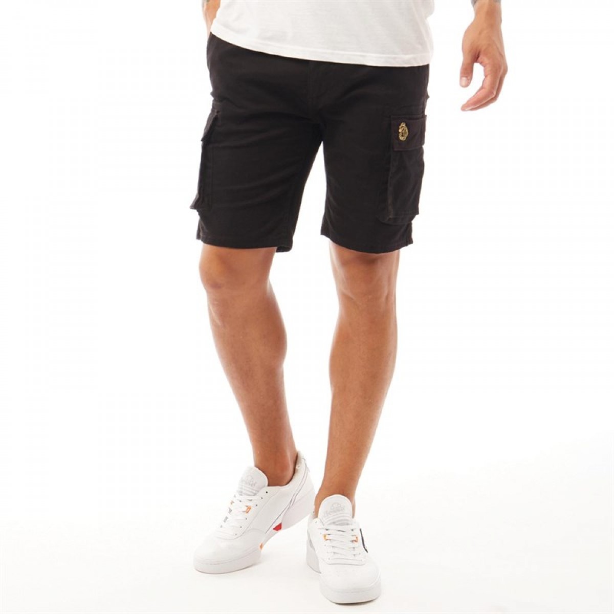 

Шорты LUKE 1977 Twill Cargo Jet Black Black, 30W 32L
