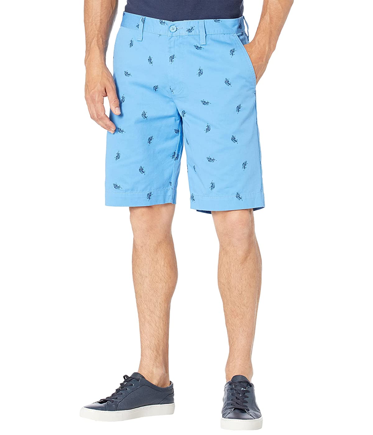 

Шорты U.S. POLO Harford Printed Twill Blue Breeze, 38W 32L