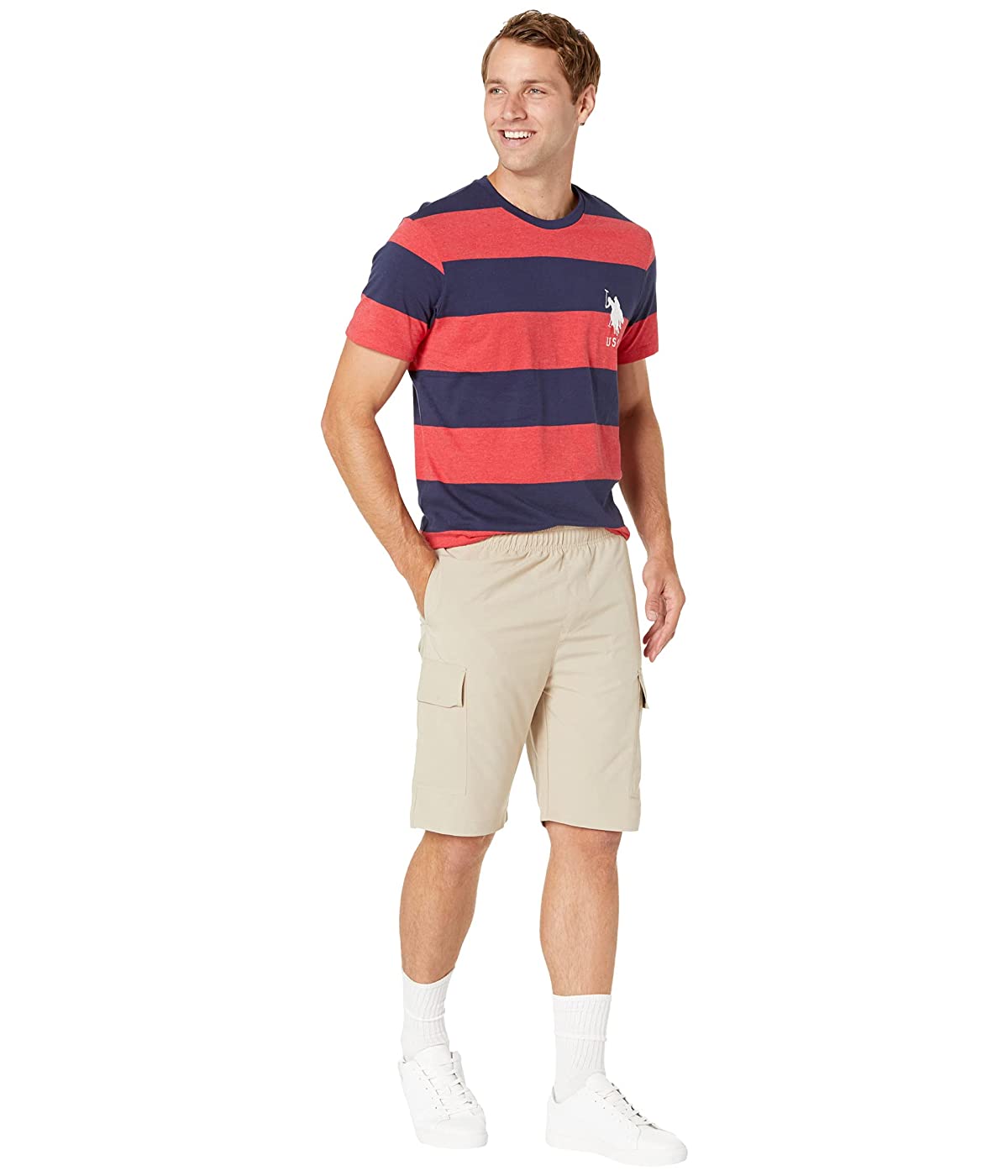 

Шорты U.. POLO Stretch Cargo Thomspon Khaki,  (44, Шорты U.S. POLO Stretch Cargo Thomspon Khaki, S (44)