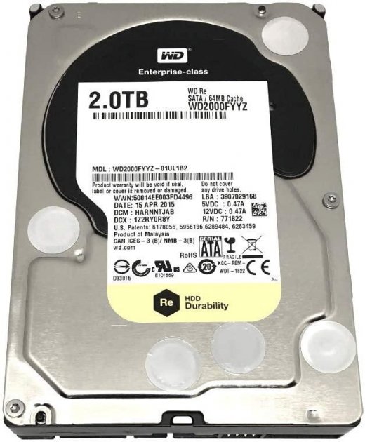 

Жесткий диск WD Gold 2 TB (WD2000FYYG)