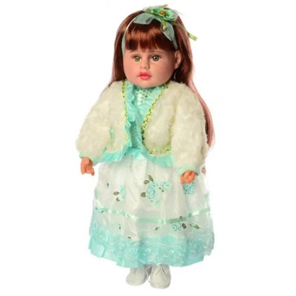

Интерактивная музыкальная кукла Joy Toy "Панночка" 53 см на украинском языке в бирюзовом