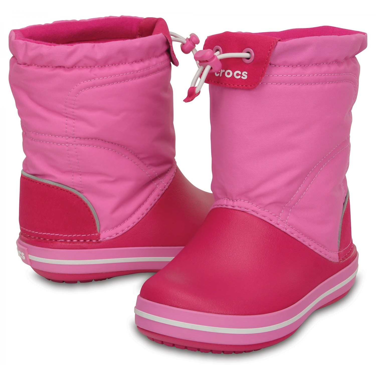 

Зимние сапожки Crocs LodgePoint, J6, розовые, 38-39
