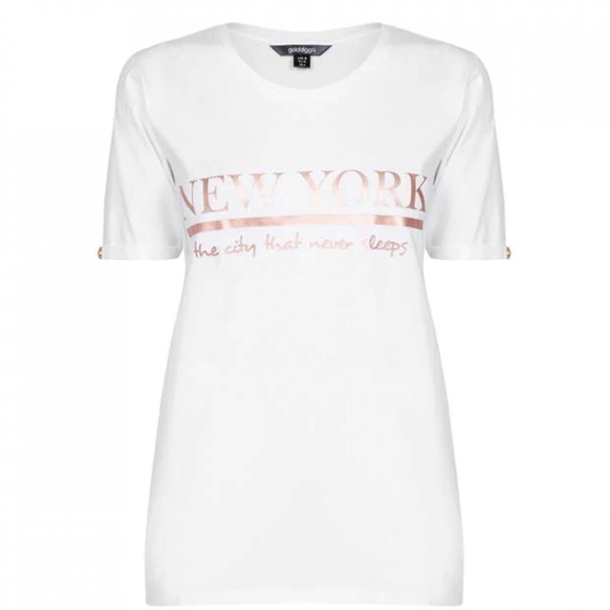 

Футболка Golddigga Crew Neck T-Shirt White,  (42, Футболка Golddigga Crew Neck T-Shirt White, XS (42)