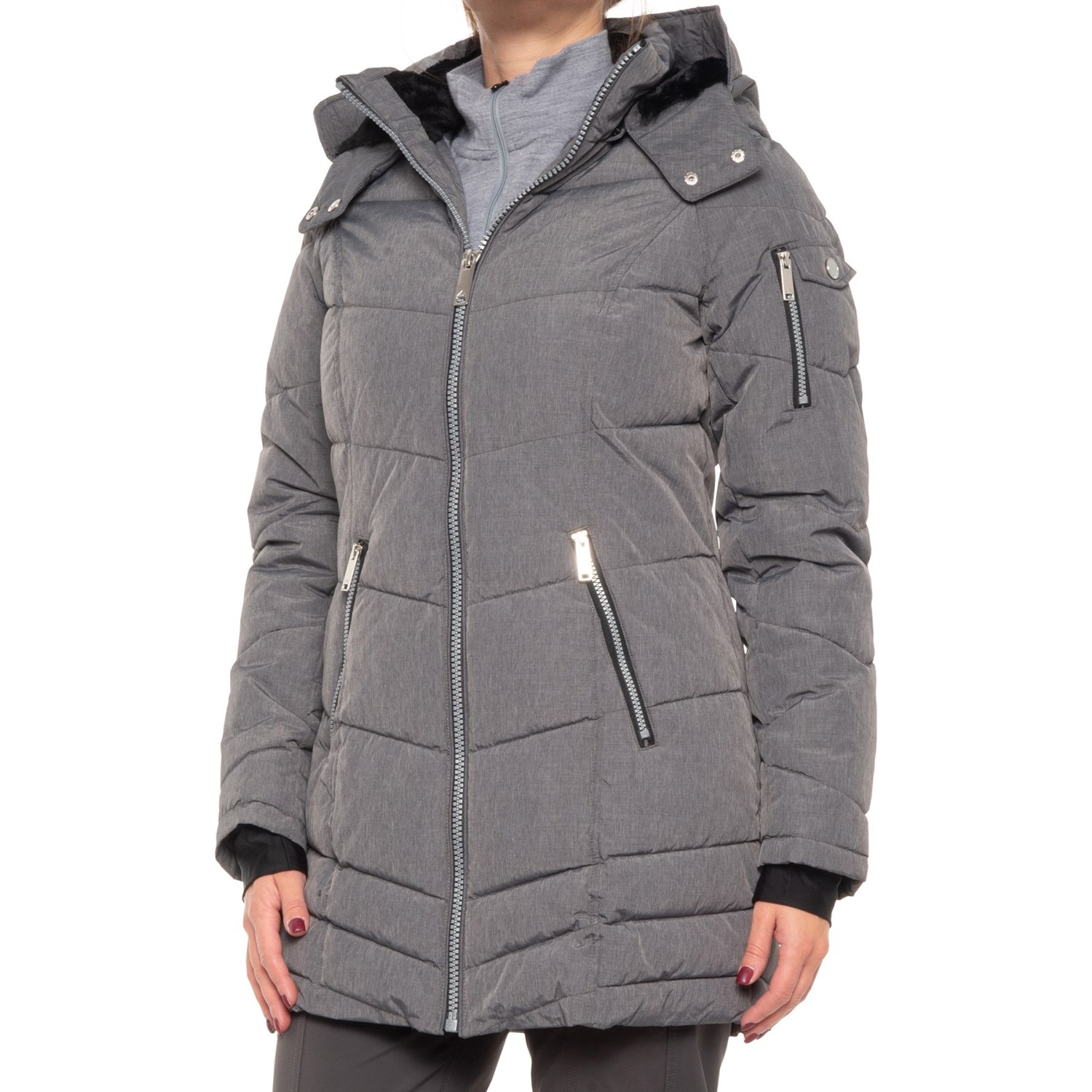 

Куртка HFX Melange Puffer Hooded - Insulated Charcoal,  (44, Куртка HFX Melange Puffer Hooded - Insulated Charcoal, S (44)