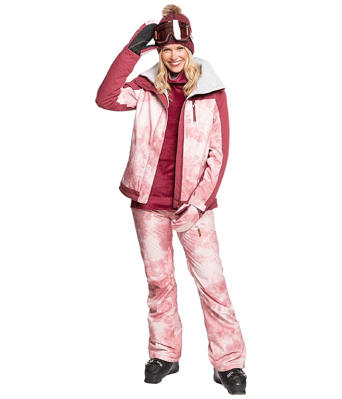

Брюки горнолыжные Roxy Nadia Printed Silver/Pink Tie-Dye, M (46)