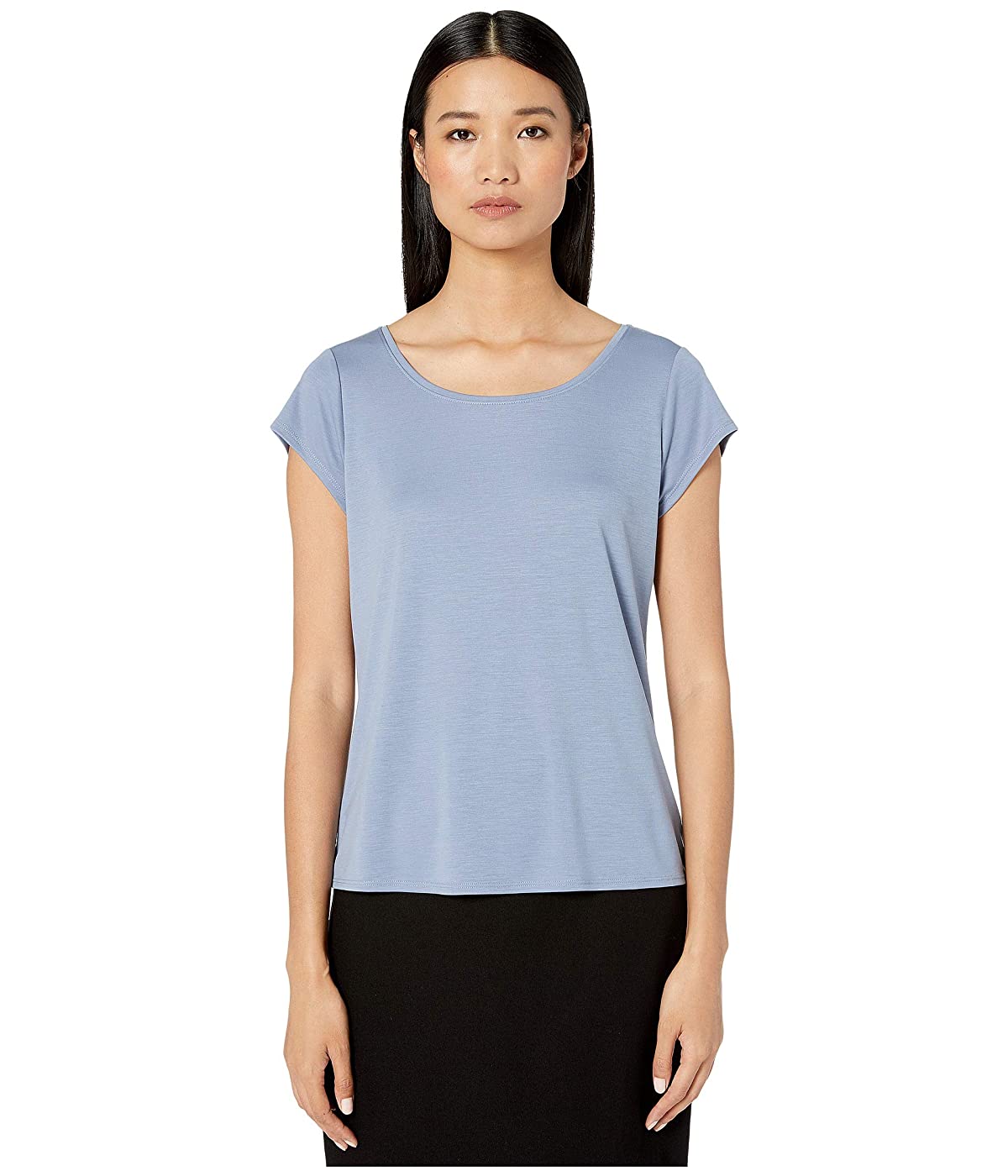 

Футболка Eileen Fisher Scoop Neck Cap Sleeve Tee Chambray,  (40, Футболка Eileen Fisher Scoop Neck Cap Sleeve Tee Chambray, XXS (40)