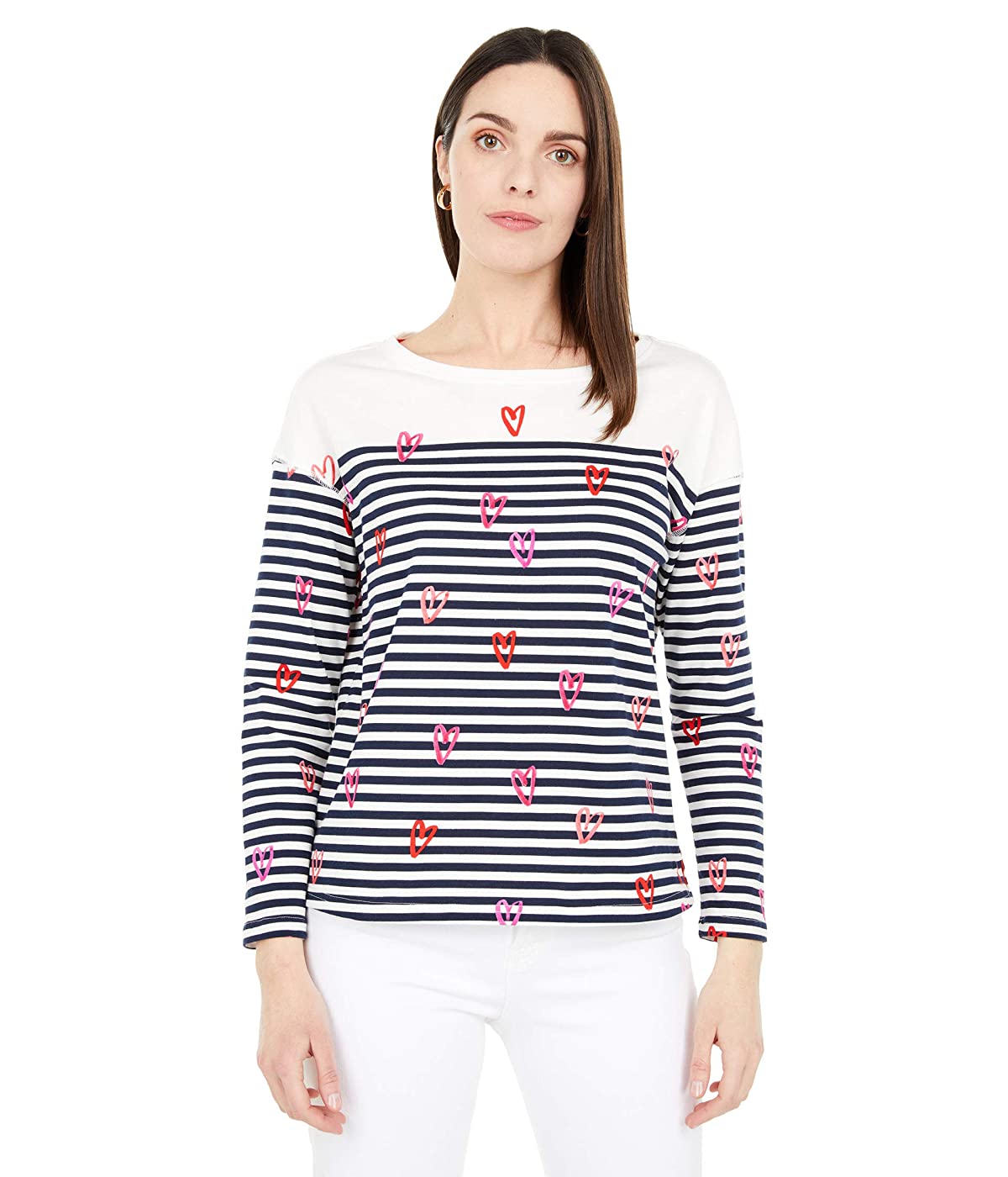 

Лонгслив Joules Dropped Shoulder Jersey Top Heart Stripe,  (46, Лонгслив Joules Dropped Shoulder Jersey Top Heart Stripe, M (46)