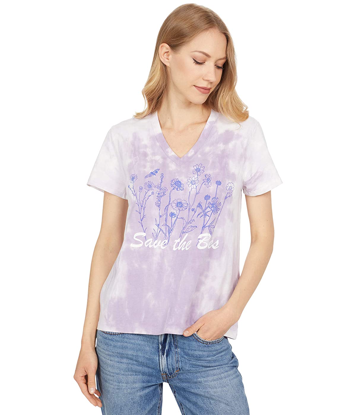 

Футболка Lucky Brand Save The Bees V-Neck Purple Multi,  (46, Футболка Lucky Brand Save The Bees V-Neck Purple Multi, M (46)