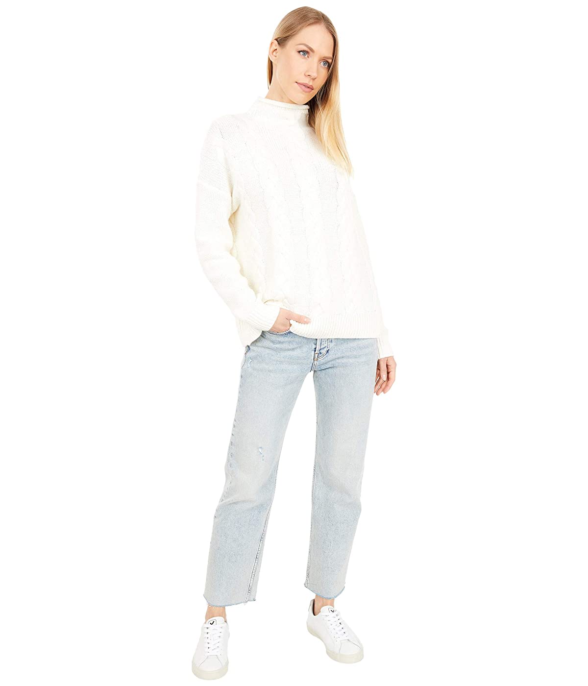 

Свитер Madewell Grenville Cableknit Mockneck Antique Cream,  (50, Свитер Madewell Grenville Cableknit Mockneck Antique Cream, XL (50)