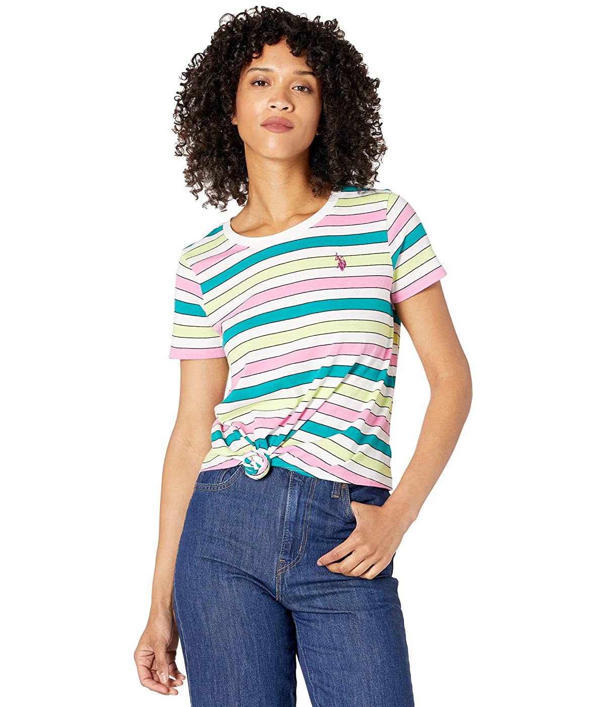 

Футболка U.S. POLO Stripe Knot T-Shirt Reef Teal,  (48, Футболка U.S. POLO Stripe Knot T-Shirt Reef Teal, L (48)