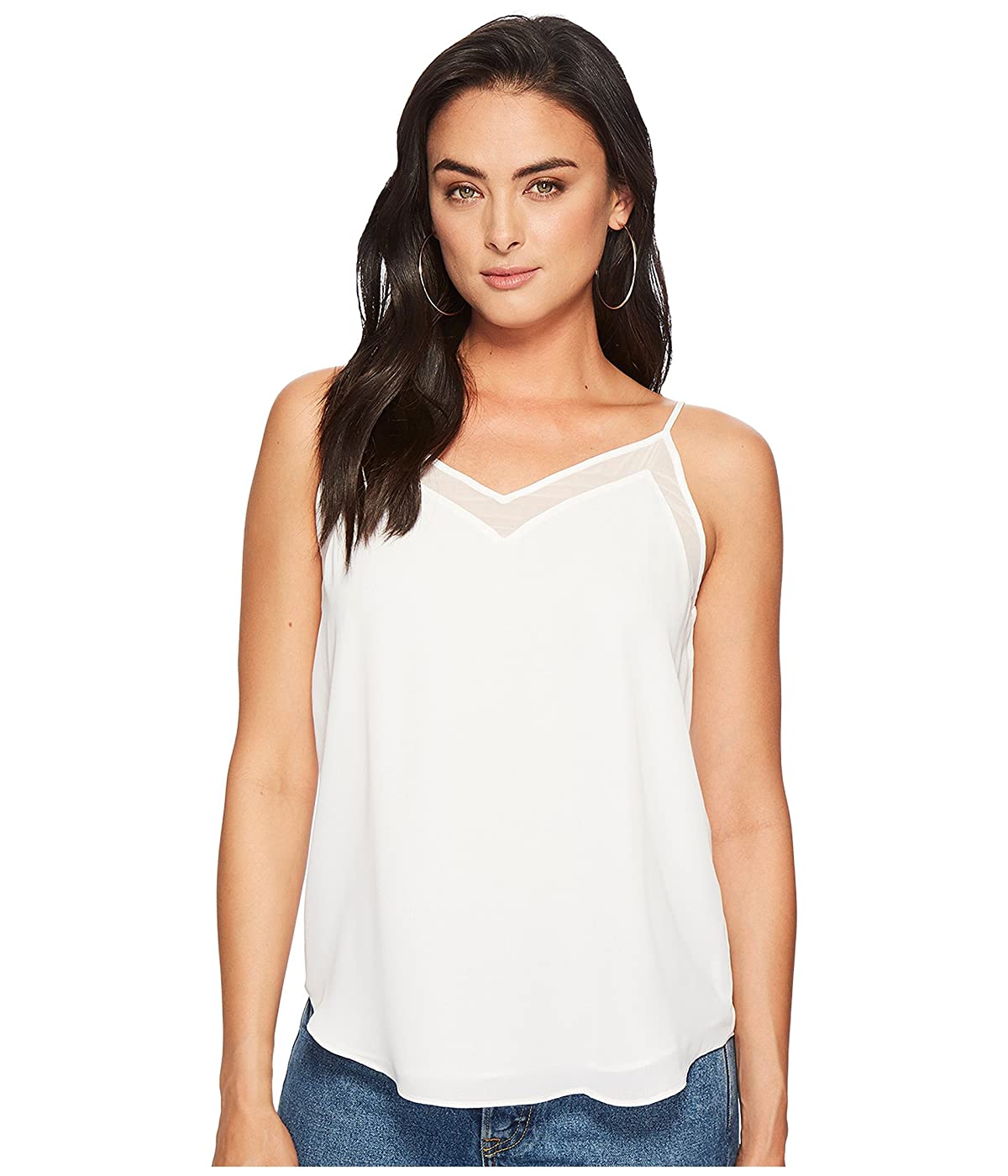 

Майка домашняя 1.STATE V-Neck Cami w/ Chiffon Insert Cloud,  (46, Майка домашняя 1.STATE V-Neck Cami w/ Chiffon Insert Cloud, M (46)