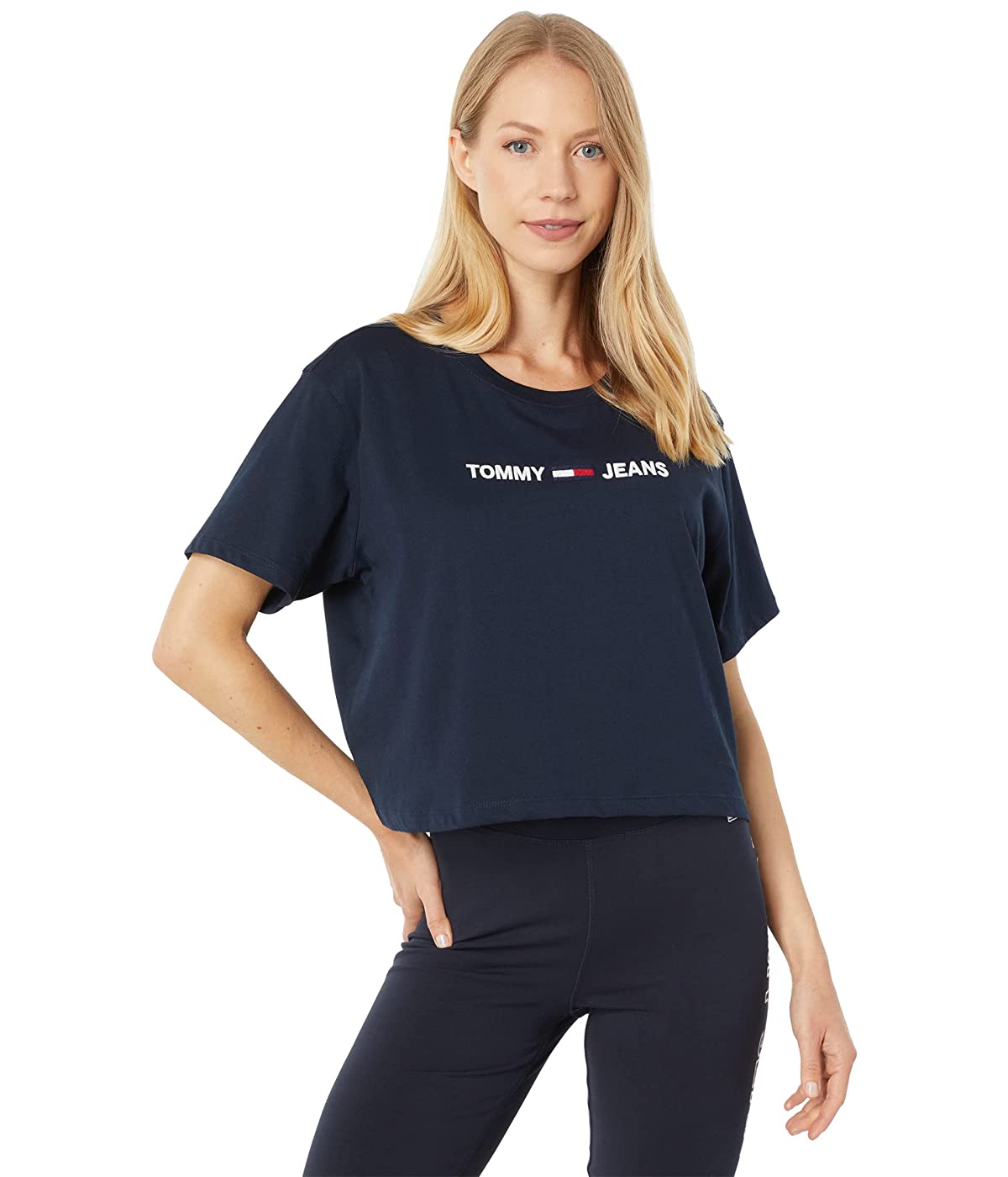

Футболка Tommy Jeans Short Sleeve Linear Logo Crop Tee Sky Captain,  (48, Футболка Tommy Jeans Short Sleeve Linear Logo Crop Tee Sky Captain, L (48)