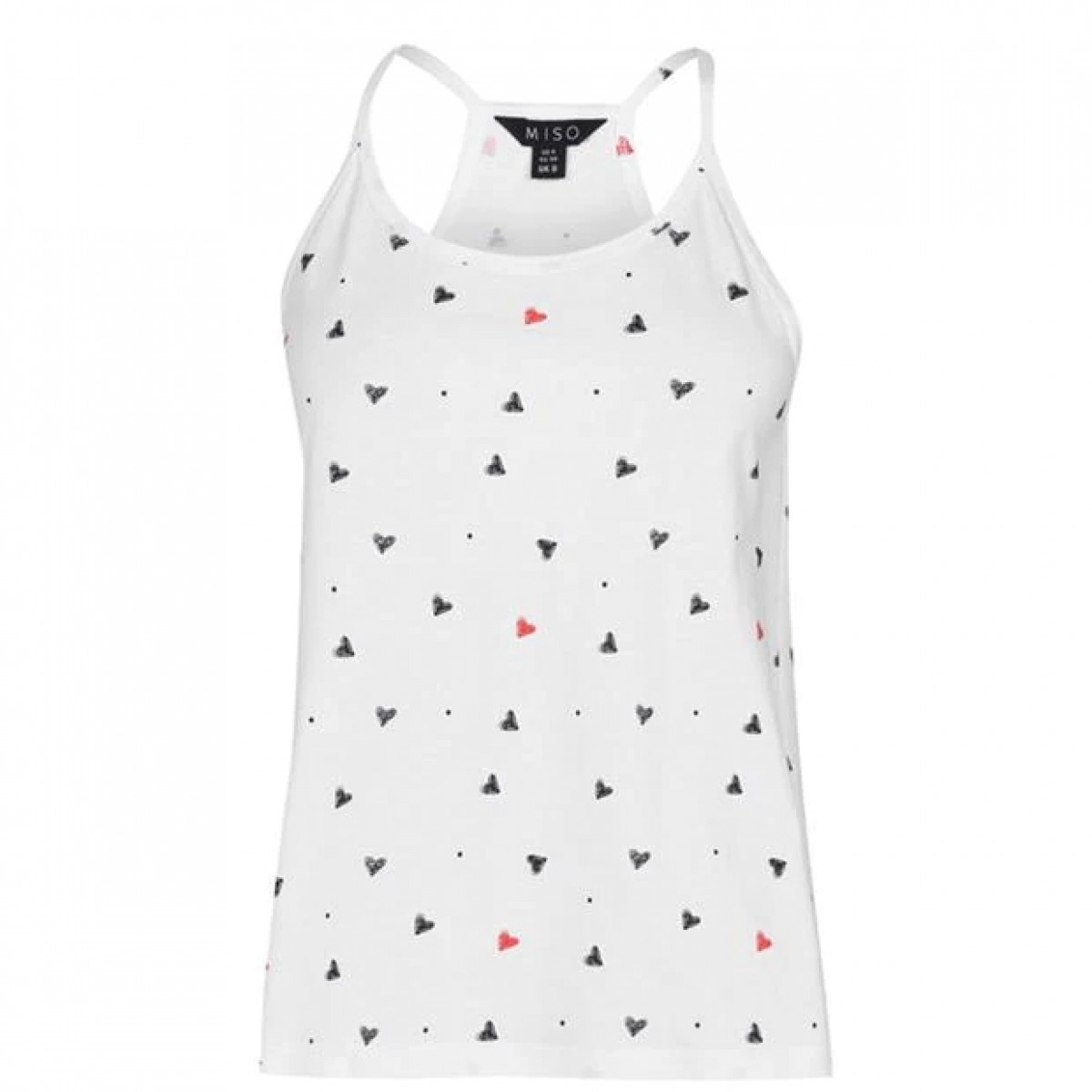 

Майка Miso Print Halter Vest White AOP,  (48, Майка Miso Print Halter Vest White AOP, L (48)