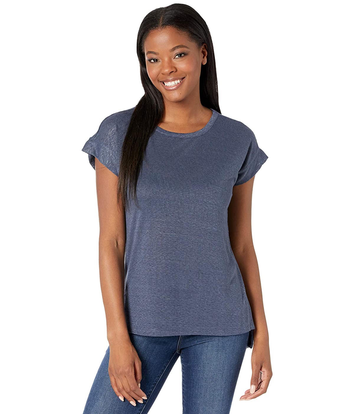 

Футболка Bobeau Side Slit Tee Indigo,  (46, Футболка Bobeau Side Slit Tee Indigo, M (46)