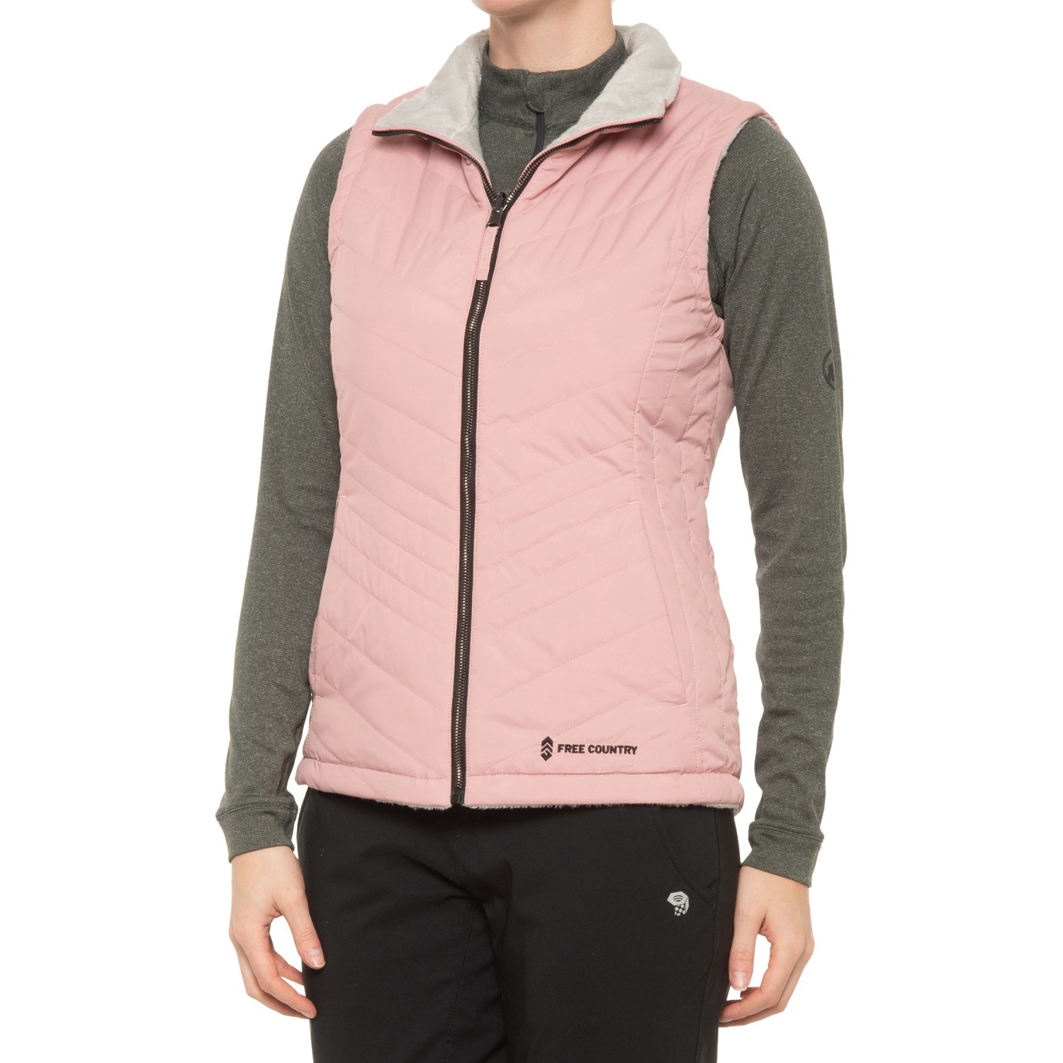 

Жилет Free Country Cloud Lite Reversible - Insulated Cameo Pink/Silver Chip, Жилет Free Country Cloud Lite Reversible - Insulated Cameo Pink/Silver Chip, XL (50)