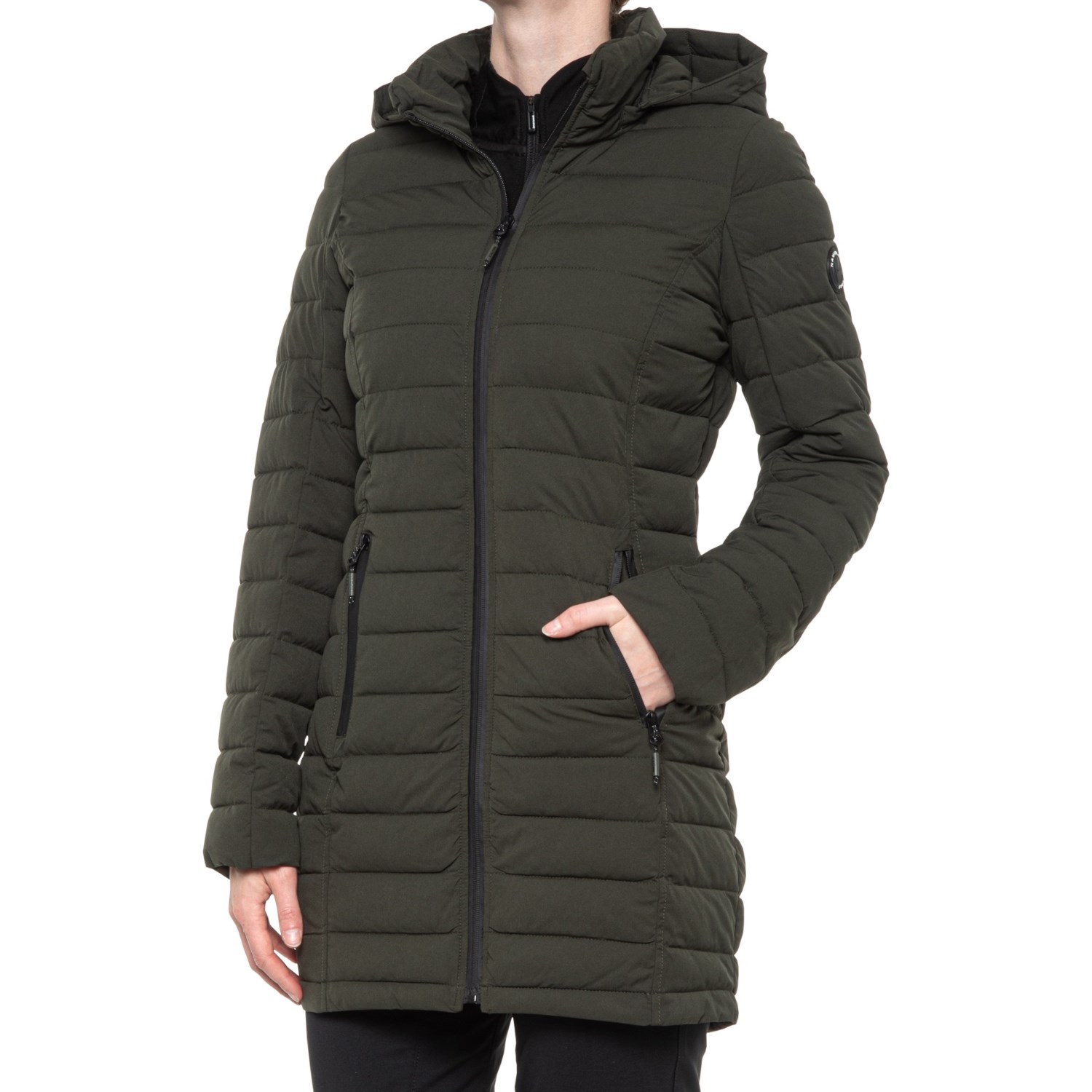 

Куртка Nautica Quilted Stretch 34 Puffer - Insulated Military Green, XS (42)